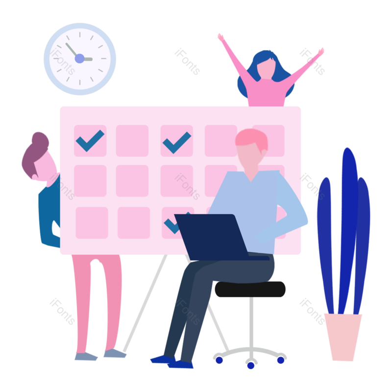 报表图片,上班元素,工作PNG,职场免抠素材